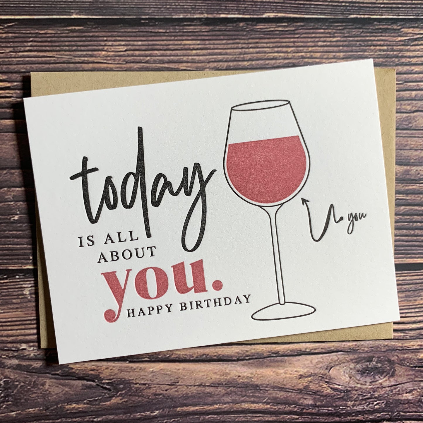All About You Card. Birthday card for best friend.